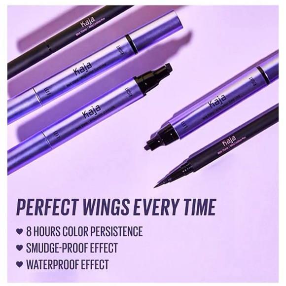 Kaja Wink Stamp Long Waterproof Wing Eyeliner Stamp & Pen in black - Picture 4 of 7